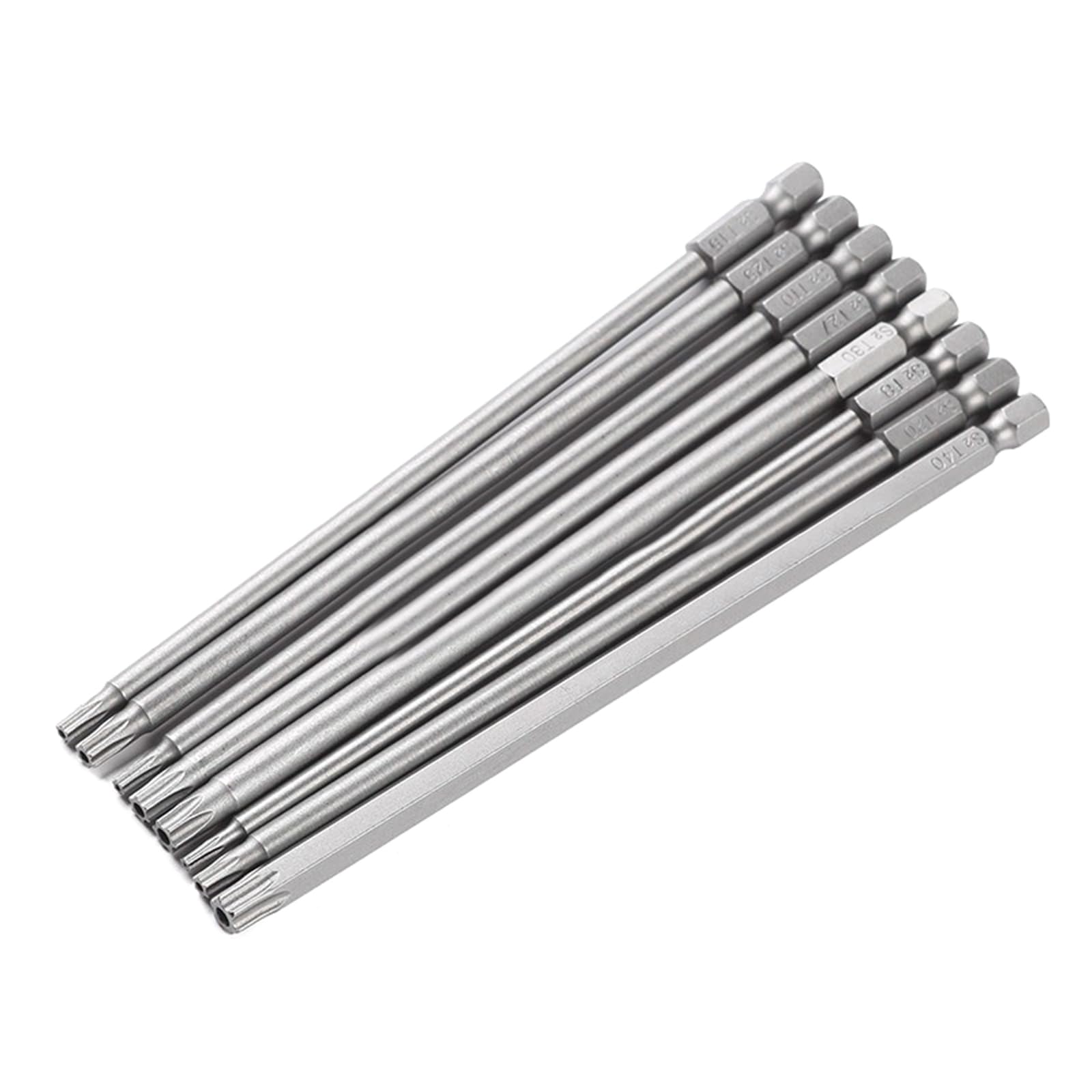 Tsophreniq 8Piece Tamper Proof Security Screwdriver Bit Set Head Screwdriver Long Bit For Various Applications Screw Driver Drill