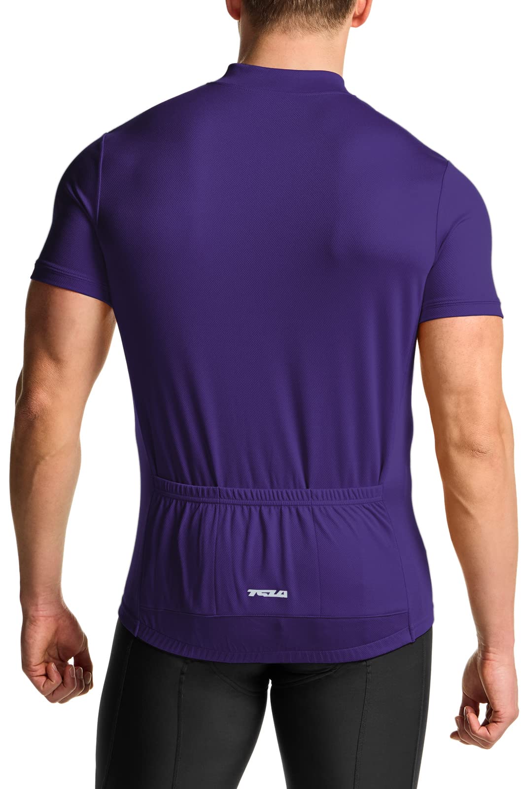 Maillot de cyclisme pour homme - Respirant - Manches longues - Réfléchissant - Pour VTT - , Bleu cosmique, S