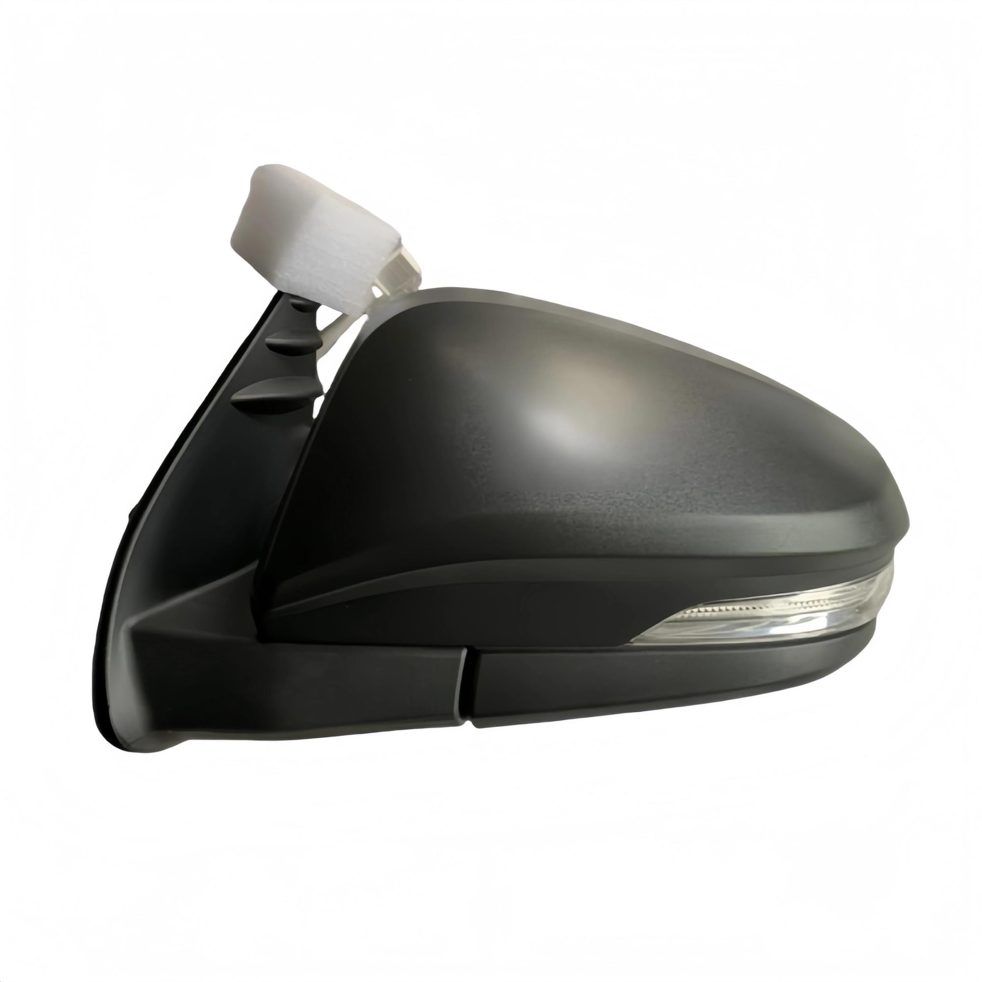Wing Door Mirror Mirror Assembly For Toyota For Fortuner For Hilux 2015-2023 Power Adjustable With Turn Signal (Left/Right) Complete Door Mirror(Black,9pin left)