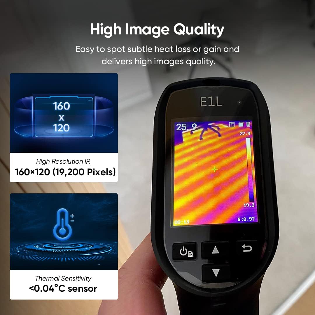 HIKMICRO　E１L　 ハンドヘルドサーモグラフィカメラ Amazon.com: HIKMICRO E1L Thermal Imaging Camera with Laser
