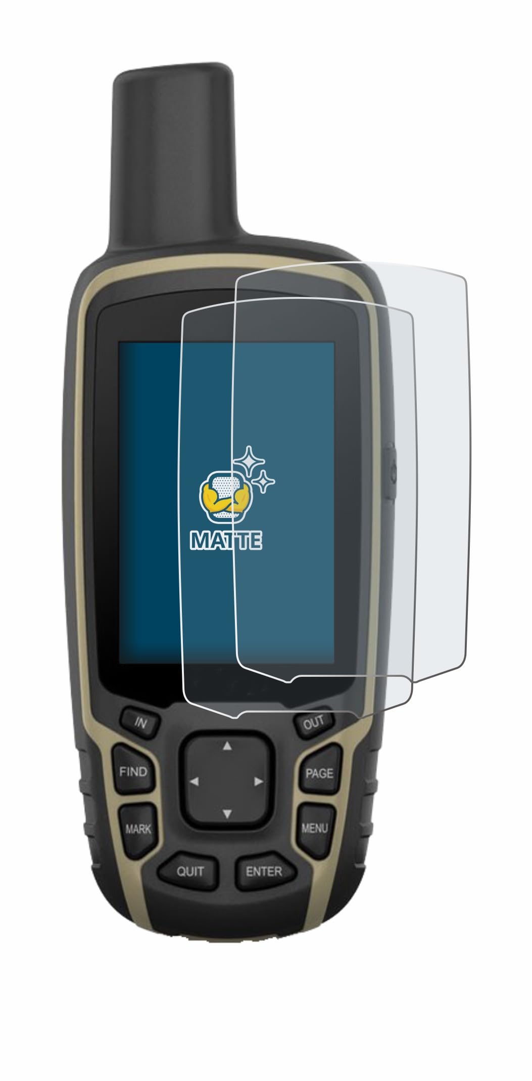 3x Lámina Protectora de Pantalla para Garmin GPSMap 66st mate y antigolpes 3x Lámina Protectora de Pantalla para Garmin GPSMap 66st mate y antigolpes