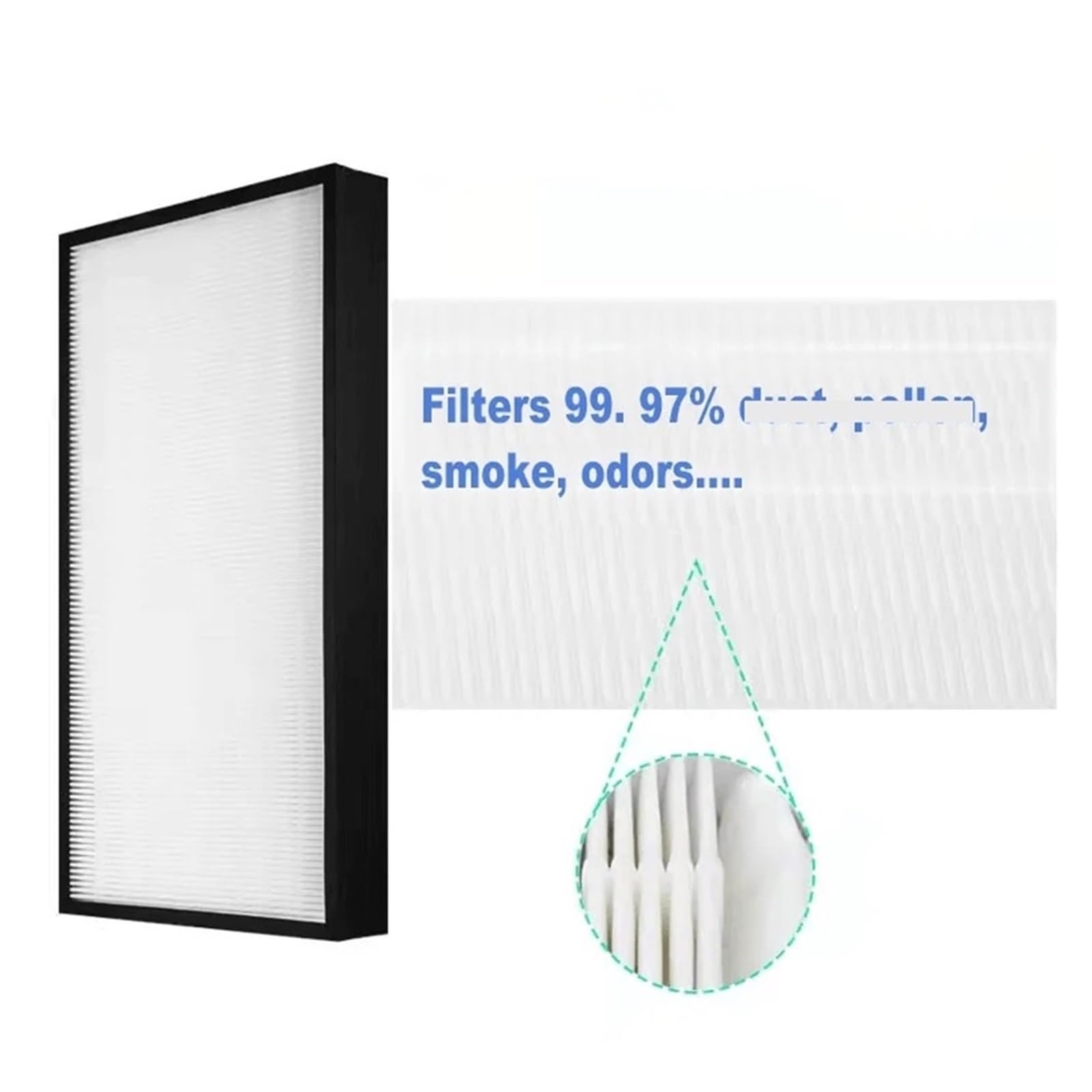 Filtr HEPA Filtr Z Węglem Aktywnym, Compatible With Sharp, Oczyszczacz Powietrza KC-D60EUW KC-G60EUW FZ-D60DFE FZ-D60HFE Wkład Filtra(1 SET and Humidifer-1)