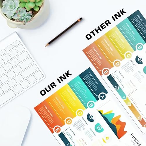 Miniatura 5 de 522 botellas de repuesto de tinta compatibles con botellas de tinta de recarga 522 (no tinta de sublimación) Uso para impresora EcoTank ET-2803