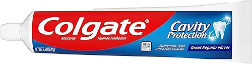 Miniatura 4 de Colgate Pasta de dientes con flúor para protección de caries, 2.5 onzas + 60% gratis, paquete de 2