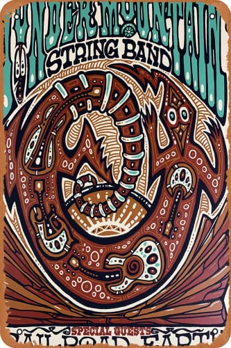 Yonder Mountain String Band - 2011 �|�X�^�[ ���b�h���b�N�X �����\�� CO ���g�� ���^�� �u���L�� ���B���e�[�W �T�C�� 12 X 8�C���` �Ǒ���