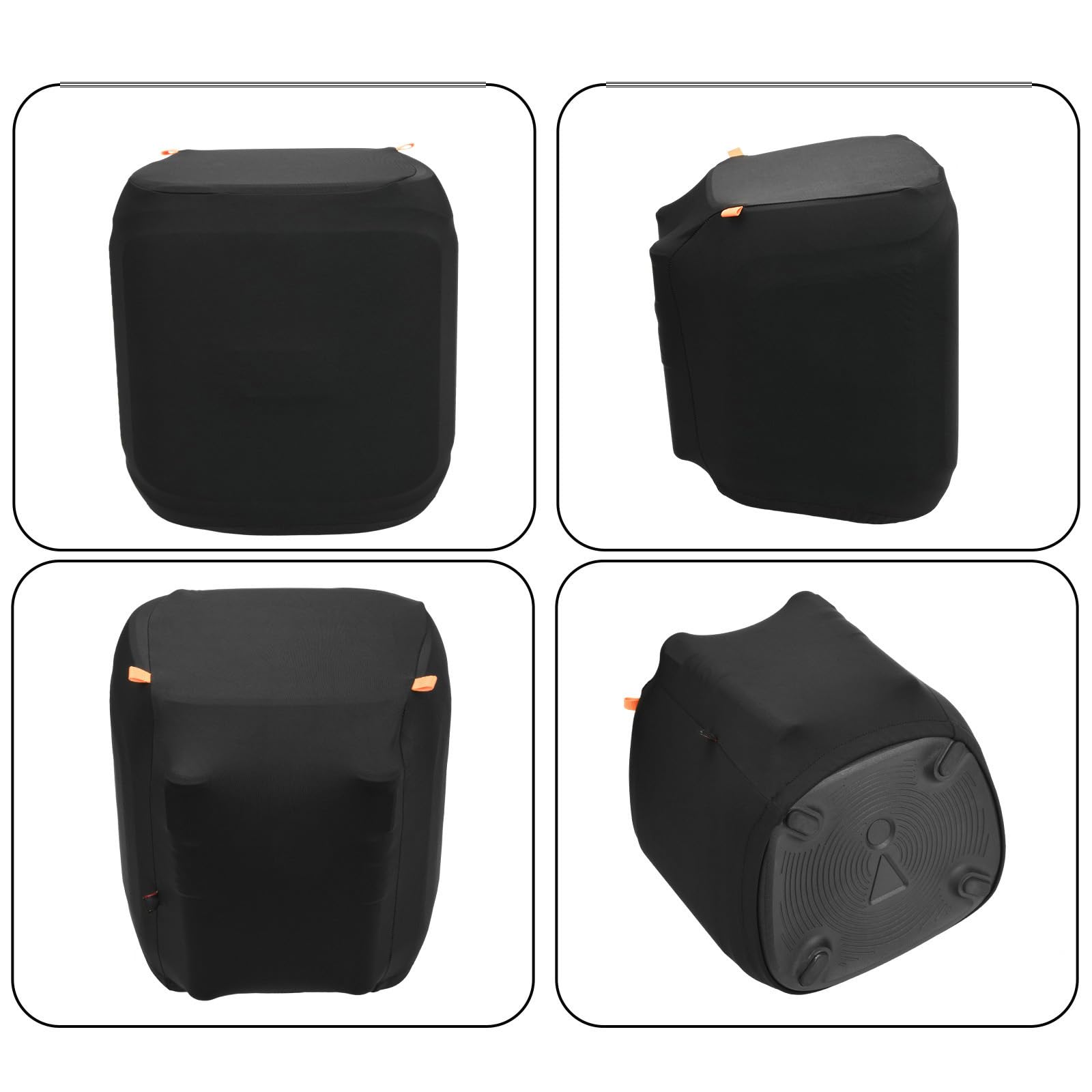 Funda Protectora contra el Polvo Licra Accesorios de Bolsa a Prueba de Polvo Dust Cover para JBL Partybox Encore 2 Altavoz Portátil,para Proteger el Partybox Encore 2 Altavoz,Negro