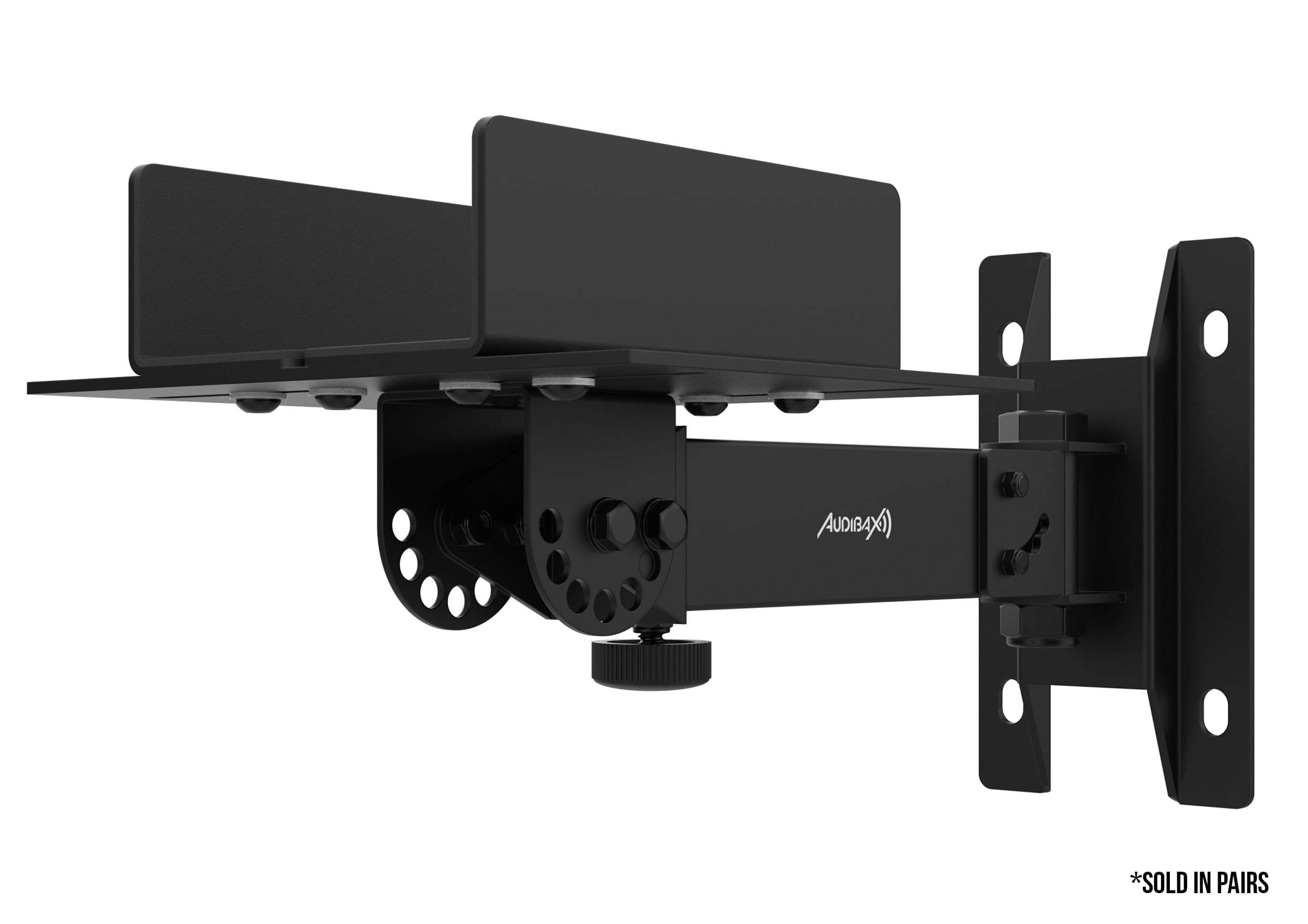 Audibax Neo STMW 1S Soportes de Pared para Monitor Estudio y Altavoz (Pareja)