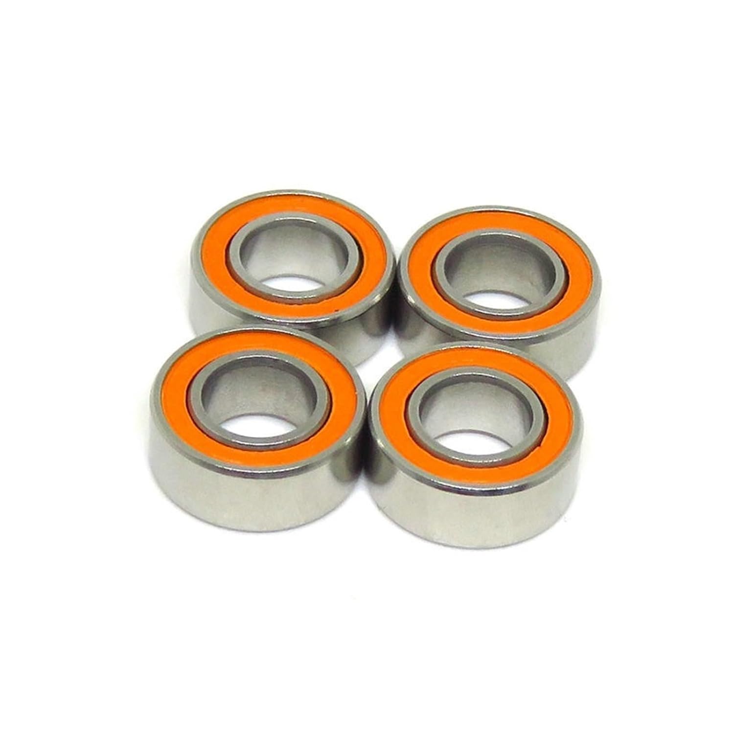 10Pcs SMR74 2RS 4x7x2.5 Hybrid Ceramic Bearing MR74 SMR74C 2OS CB 4 * 7 * 2.5mm Stainless Steel Ceramic Ball Bearing(SMR126C-2OS 6x12x4mm)