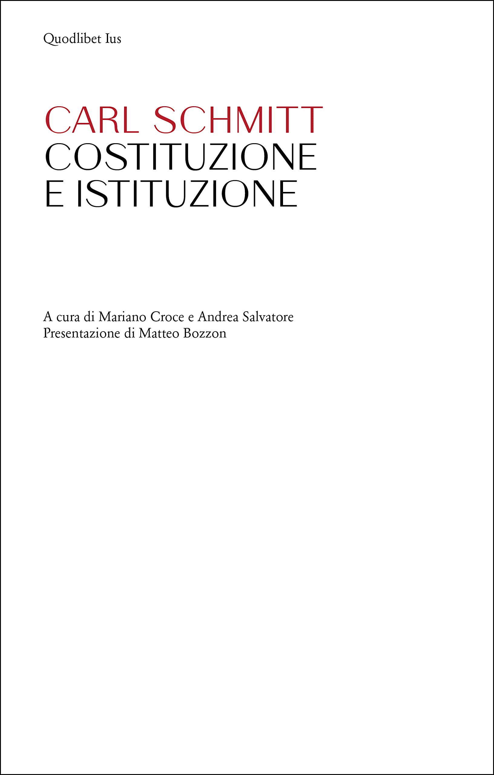 Costituzione E Istituzione - 4