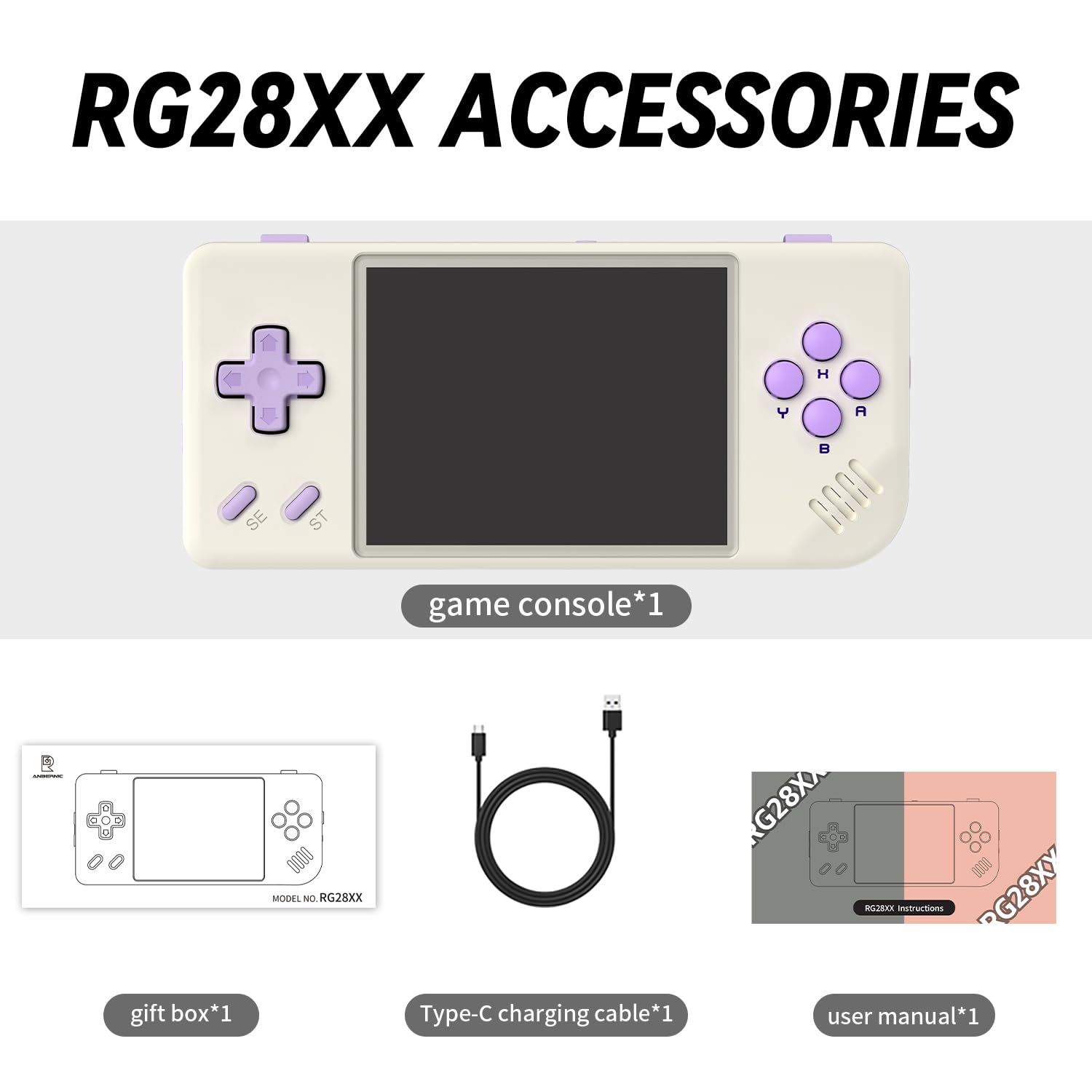 rg28xx Retro Game Handheld 2.83 Inch IPS Screen - Image 7