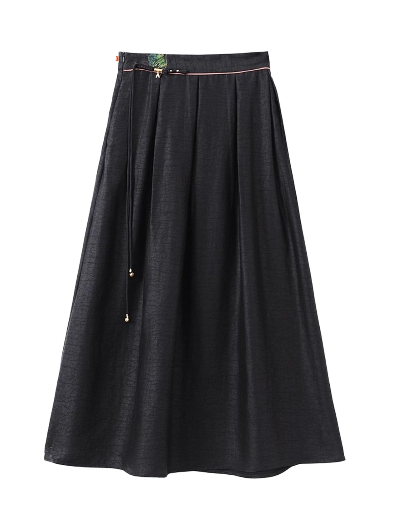 HangErFeng Womens Fragrant Cloud Silk Embroidered A Line Skirt 151