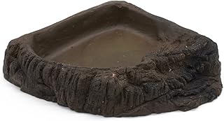 ZooPaul Terrario para reptiles, color marrón, XL, aprox. 20 x 20 x 4 cm (largo x ancho x alto)