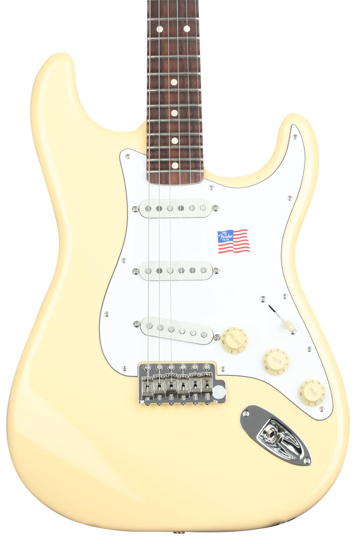 Amazon.com: Fender Yngwie Malmsteen Stratocaster - Vintage White  