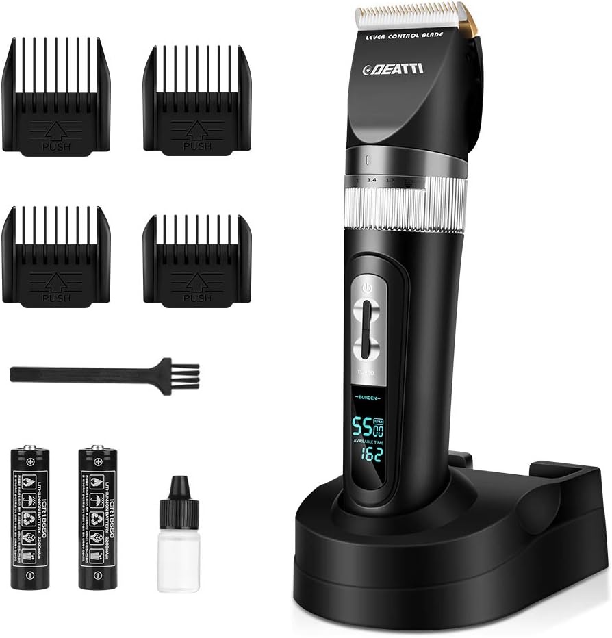 Professional Cordless Hair Clippers with LED Display Cote dIvoire