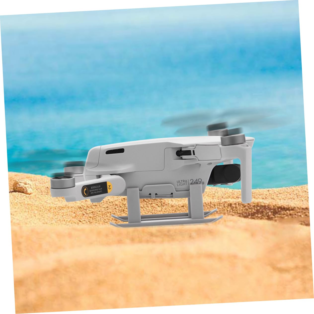 KOMBIUDA Anillo De Protección Cuchilla para Drones Extensor De Tren De Aterrizaje para Mini Cubierta Protectora De Hélice para UAV Compatible Extensión del Tren De Aterrizaje