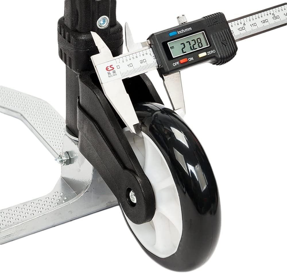 Folding Hand Truck Aluminum Portable Folding Hand Cart 200lbs Capacity Hand Cart and Dolly Ideal for Home, Auto, Office,Travel Use,Black