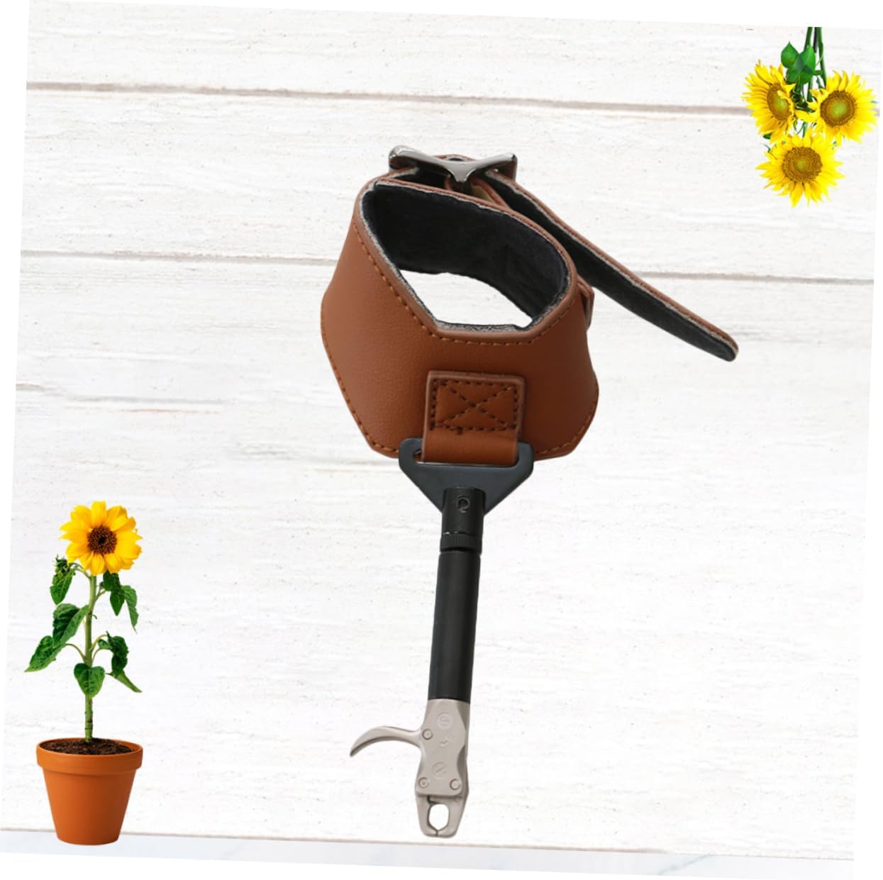 Arrow Caliper Release Aid Accessory for and Wrist Strap Material for All Ages Accuracy and Consistency Brown