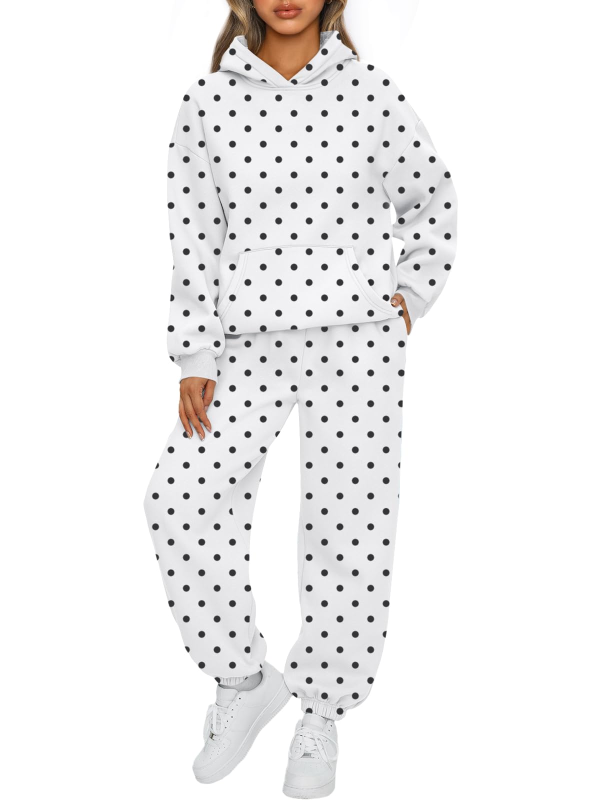 AUTOMET Womens 2 Piece Lounge Sweat Sets Fall Fashion Matching Sweatsuits