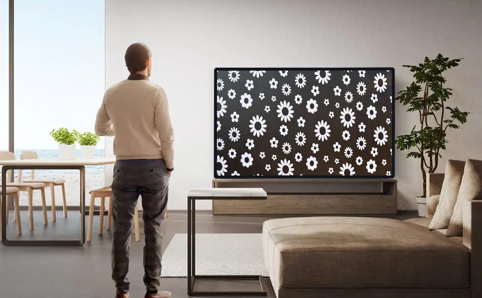 Image of Homeify Printed Smart LED TV Cover for 55 inches (All Model)