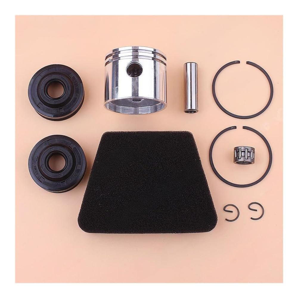 Kit segments piston 41,1 mm pour réparer le moteur de tronçonneuse 350 ou 370