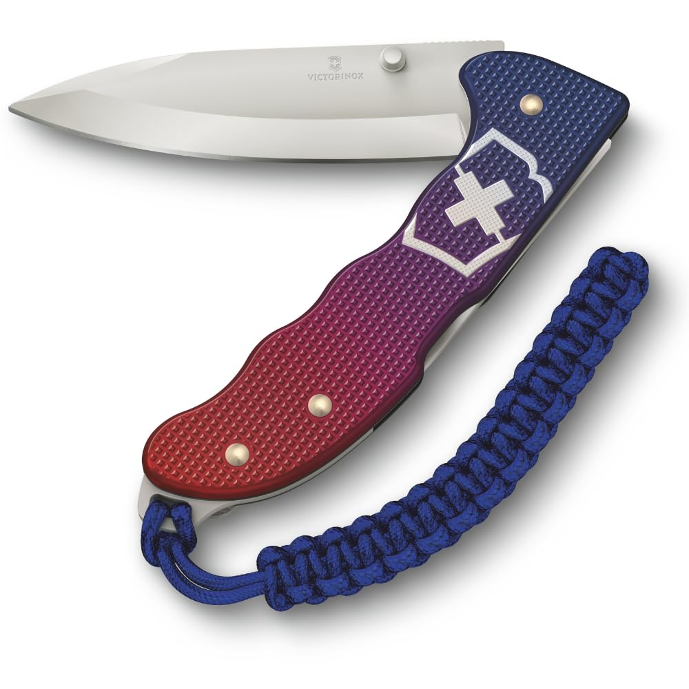 Folding knife Evoke Alox, 5 Uses, Blue-red