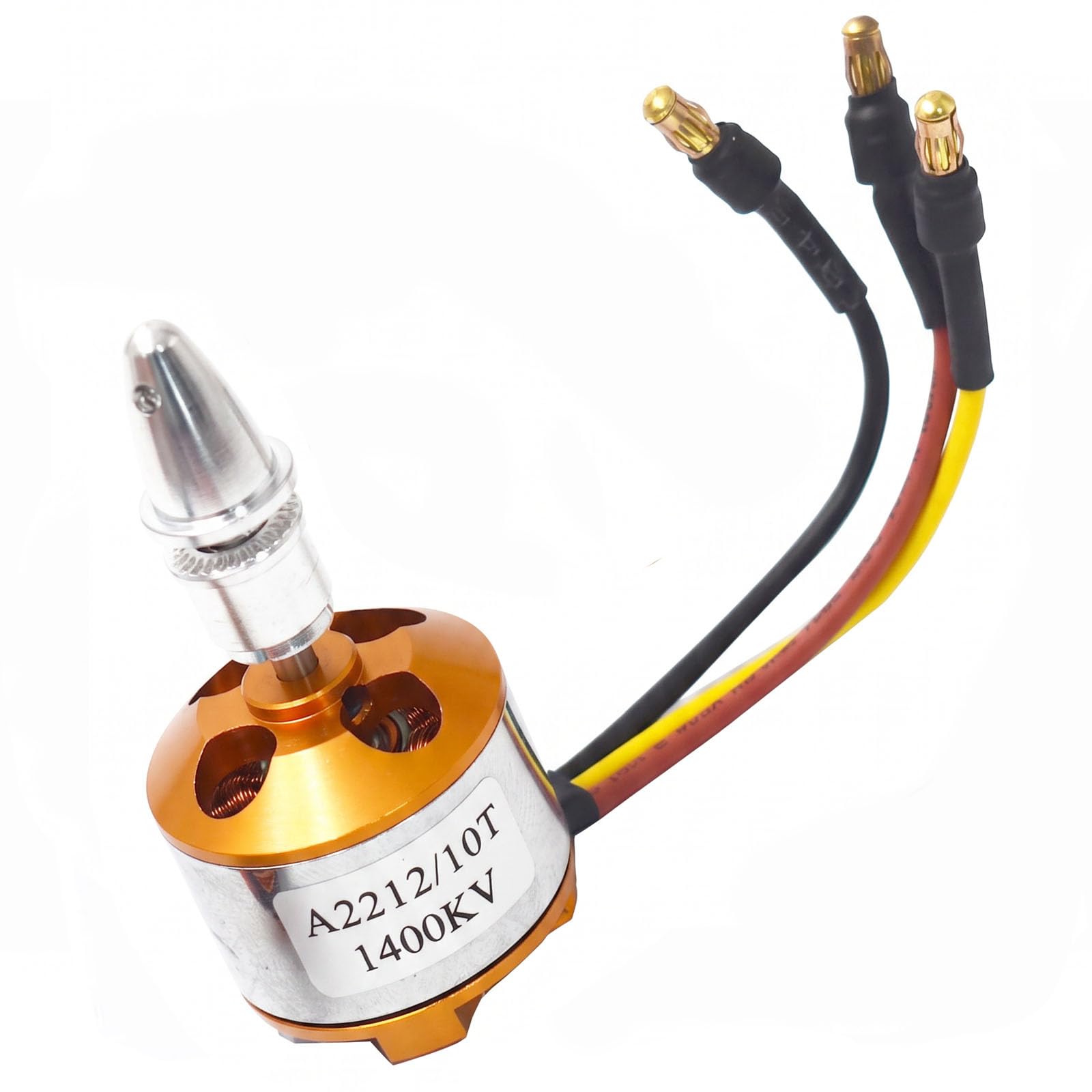 A2212 1400KV Motor Outrunner sin escobillas 10T Controlador de motor sin escobillas de alta potencia para aviones RC/Multicopter 4/6 ejes Quadcopter (4 piezas)