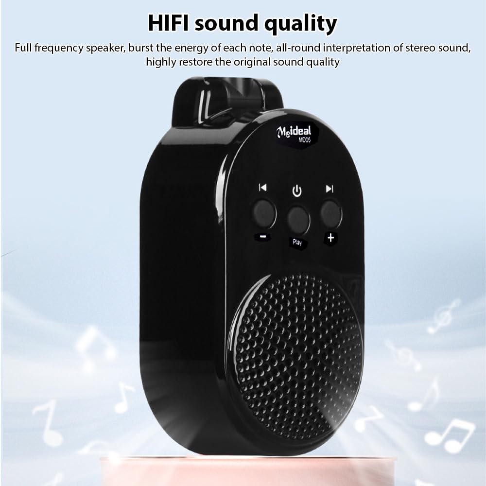 Amplificateur de guitare BT portable 5 W pour toutes les guitares électriques et instruments à vent Amplificateur de type C rechargeable à 270 degrés rotatif Plug and Play, haut-parleur