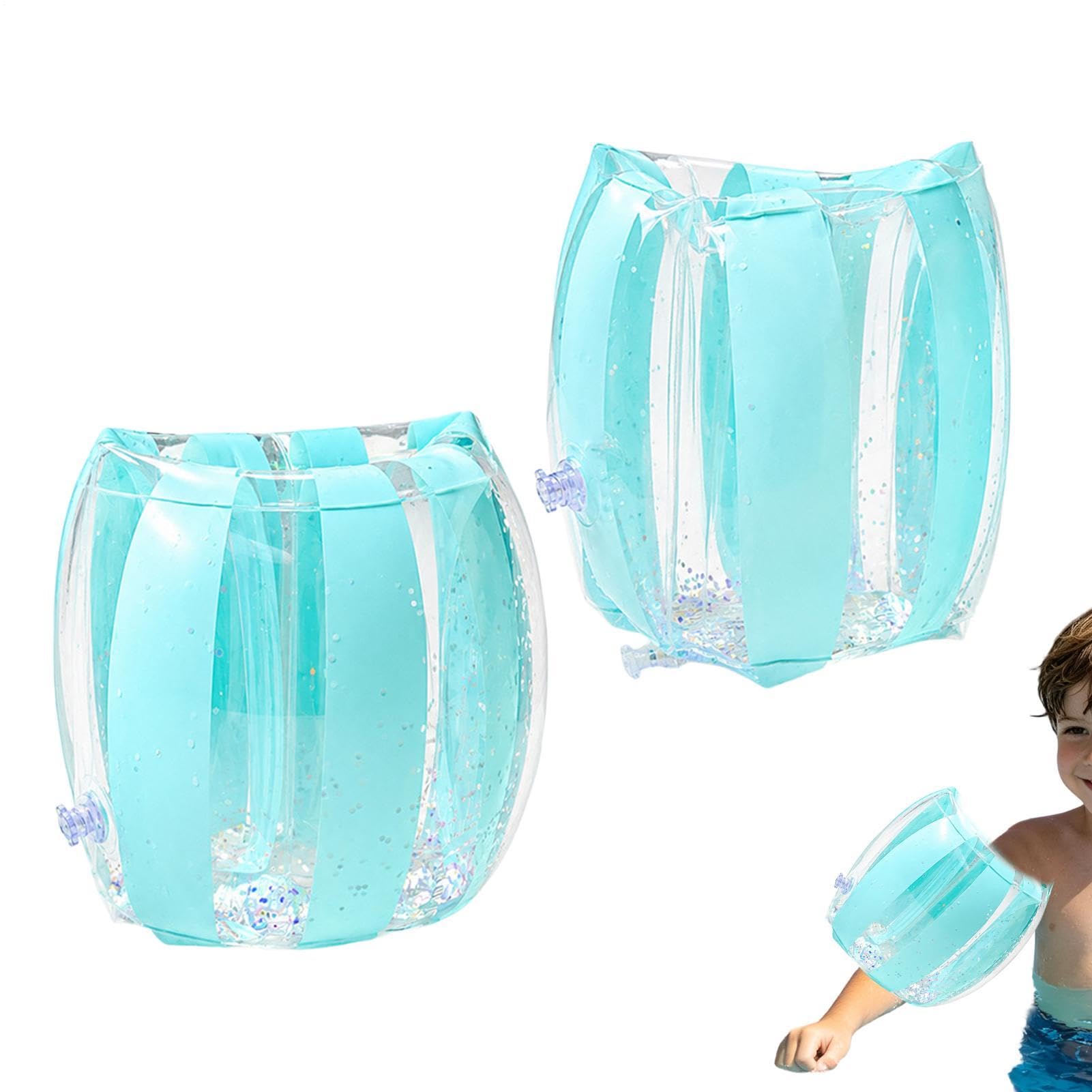 Bracciali Gonfiabili per Nuoto | Manicotti Regolabili Galleggianti | Braccioli Salvagente per Adulti | per Coppie Famiglie Ragazzi Ragazze Uomini Donne