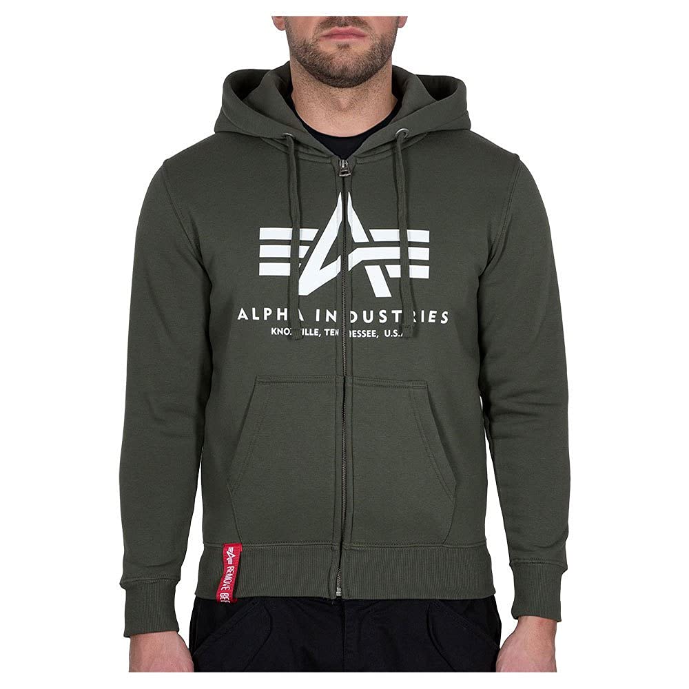 Alpha Industries Vert Hoodie Basic Zip