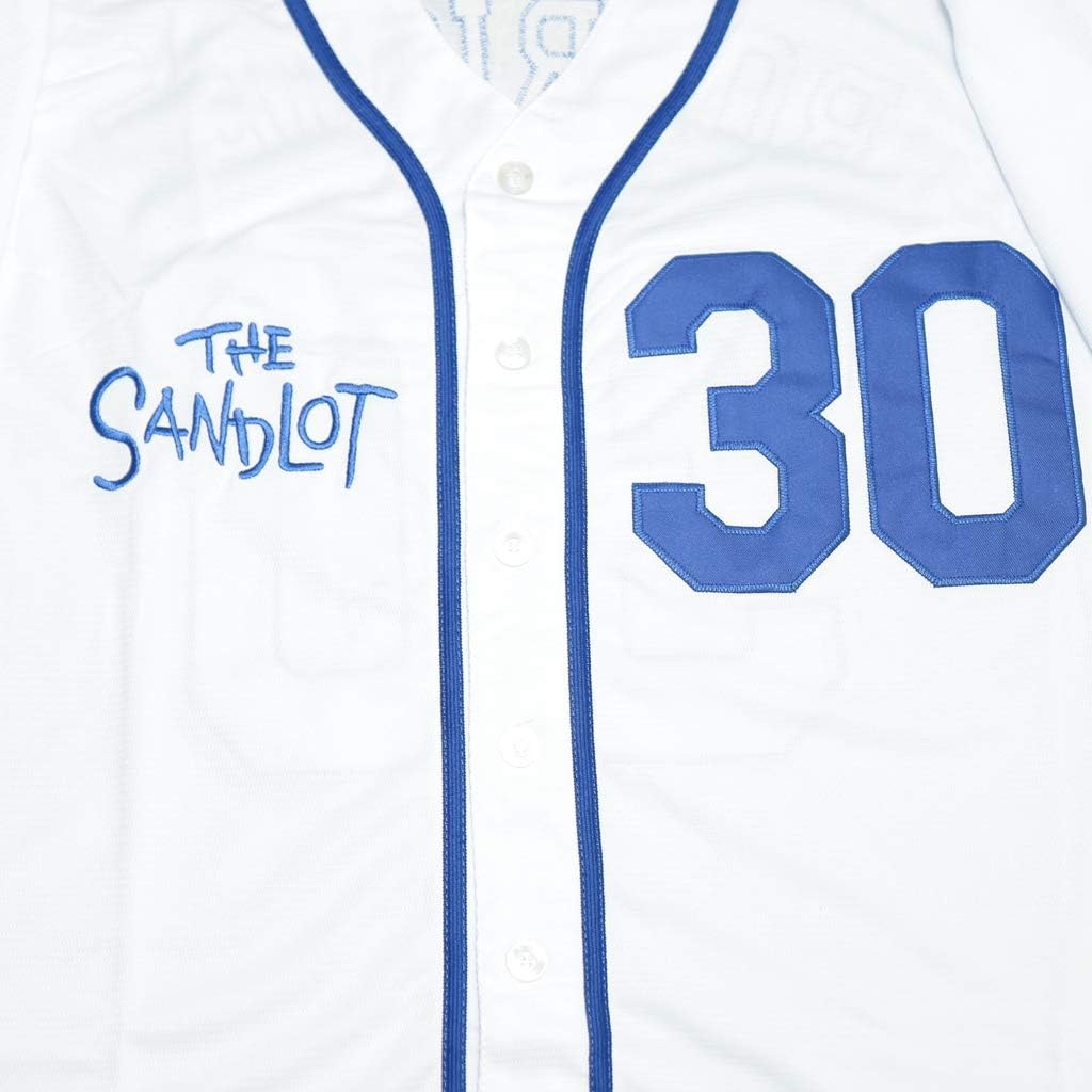 Men's #30 Sandlot Benny The Jet Rodriguez Movie Baseball Jersey Stitched Christmas Summer S-3XL - Image 4