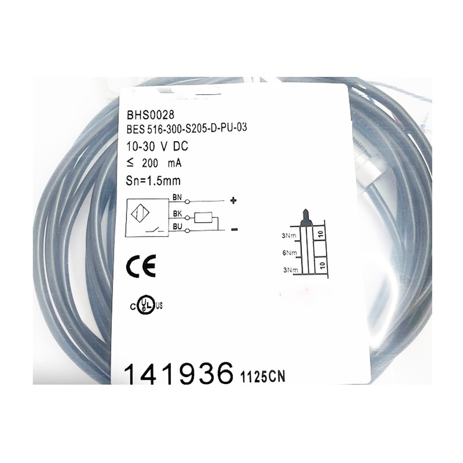 Proximity Switch BES516-300-S205-D-PU-03 BHS0028 haute précision
