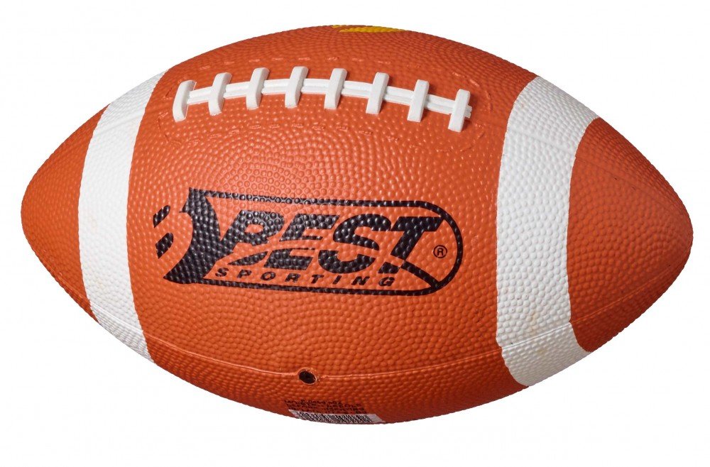 Best Sport-Pallone da Football americano, colore: marrone/bianco