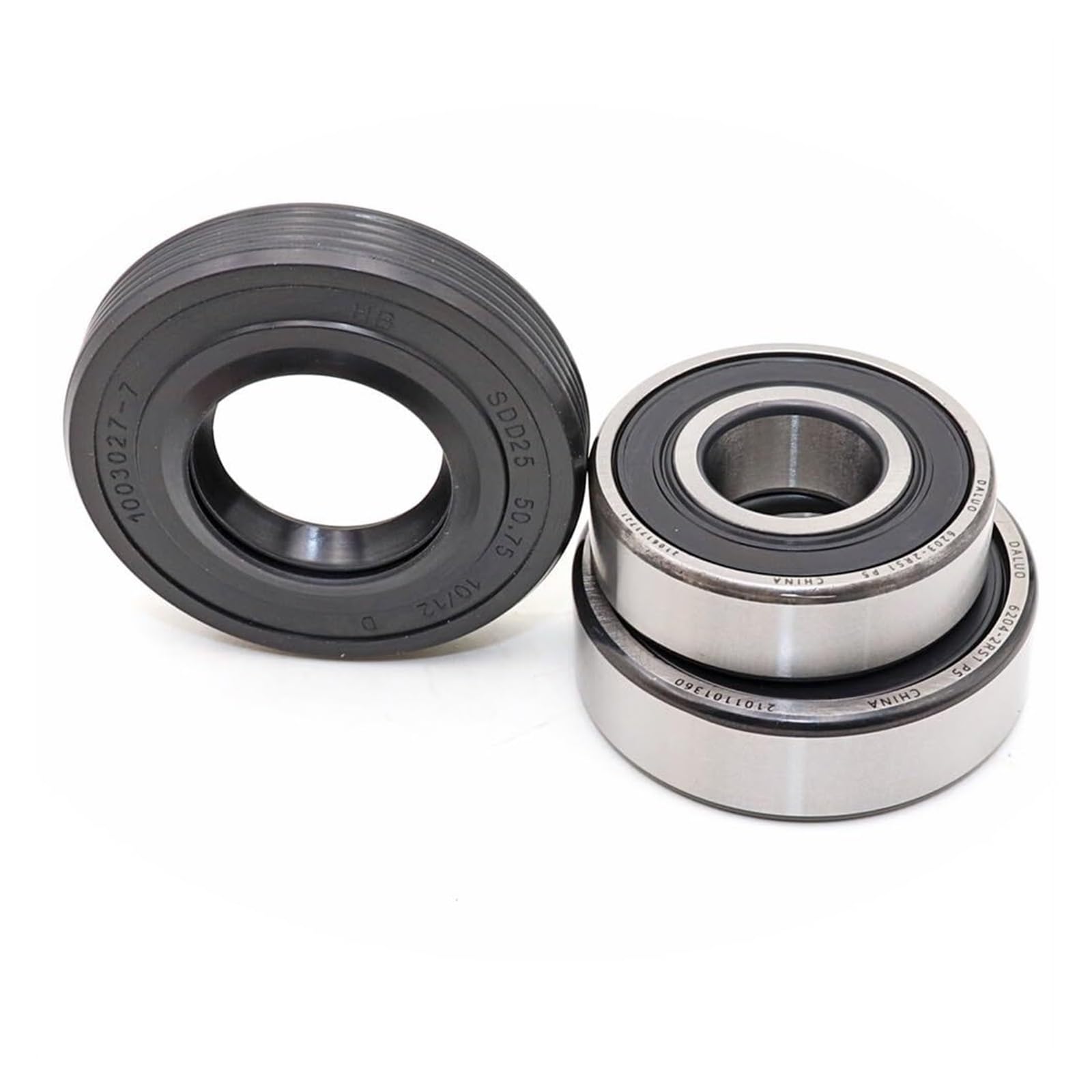 Aspectos, 25 * 50,75 * 10/12 6203-2RS1 6204-2RS1 Kit de reparación rodamientos sello agua for lavadora tambor rígidos bolas