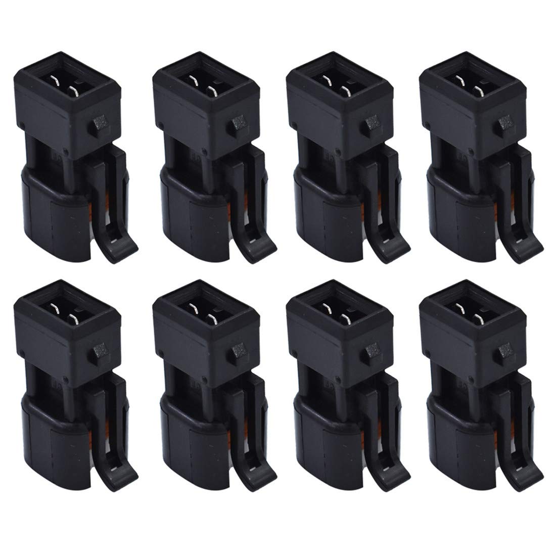 8 pcs Fuel Injector Connector Adapter Replacement for LS1 EV1 to EV6 EV14 USCAR LS2 LS3 LSX LT1