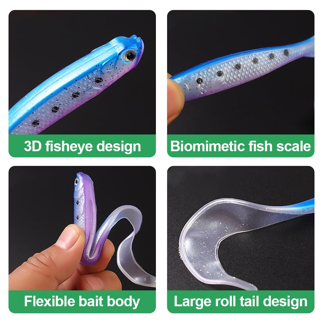 5000 Pezzi Elastici Per Esche In Gomma Da Pesca, Materia - Foto 5