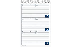 TOPS Voice Message Log Books