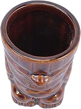 Toddmomy Copo Tiki Copos Tiki Canecas Tiki Para Coquetéis Caneca Pequena Tiki Copo De Água De Cerâmica Mini Caneca Tiki Copos Minúsculos Vidro Tiki Copos Tiki Para Coquetéis Copo Tiki