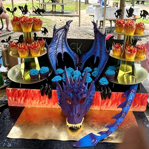 Disfraz infantil de dinosaurio con alas, cola y máscara miniatura 5