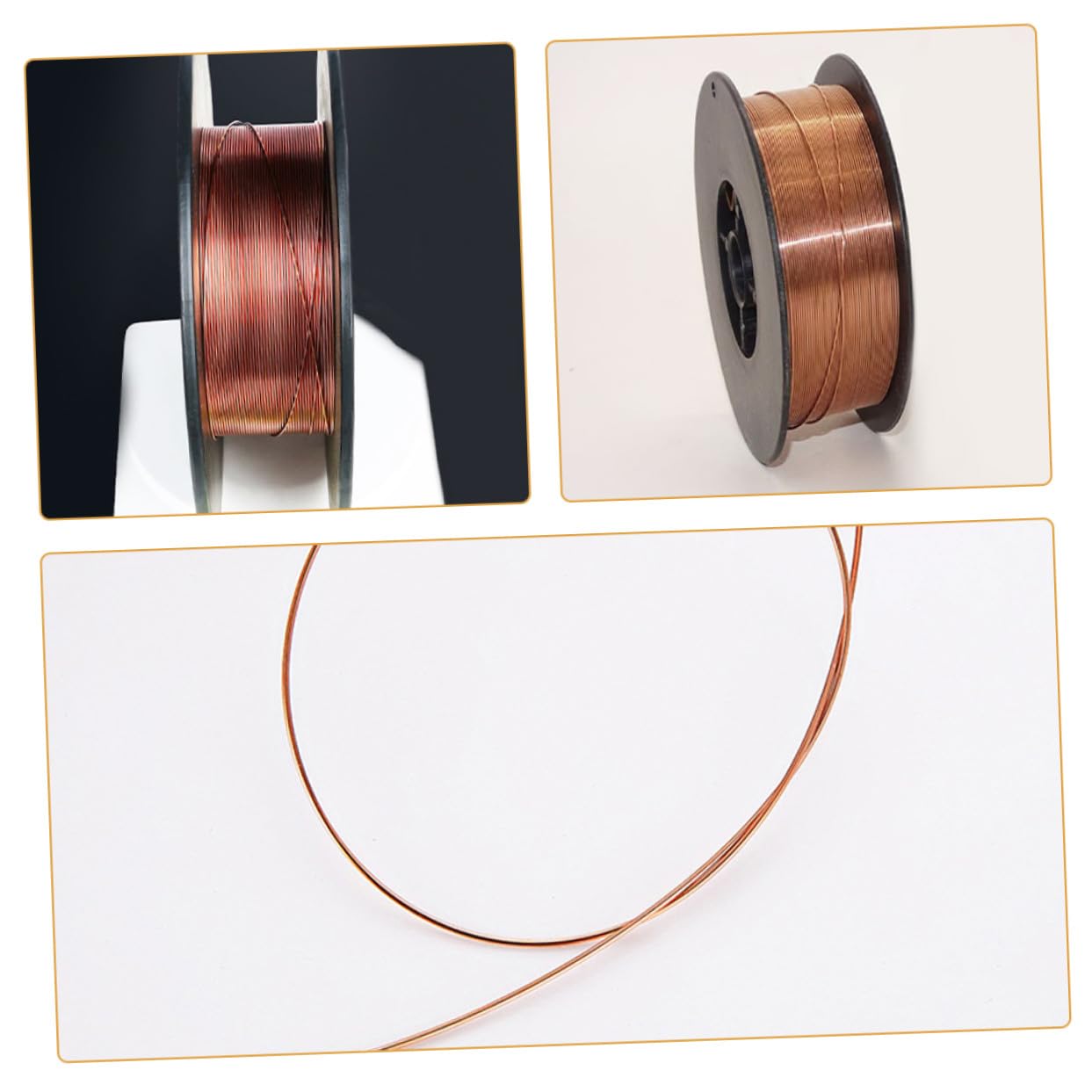 Mikikit Alambre 0, 8 Mm de Acero al Carbono de Soldadura sin Gas | 1 Rollo, Núcleo Fundente para Soldador Mig, Uso en Fabricación y Tanques