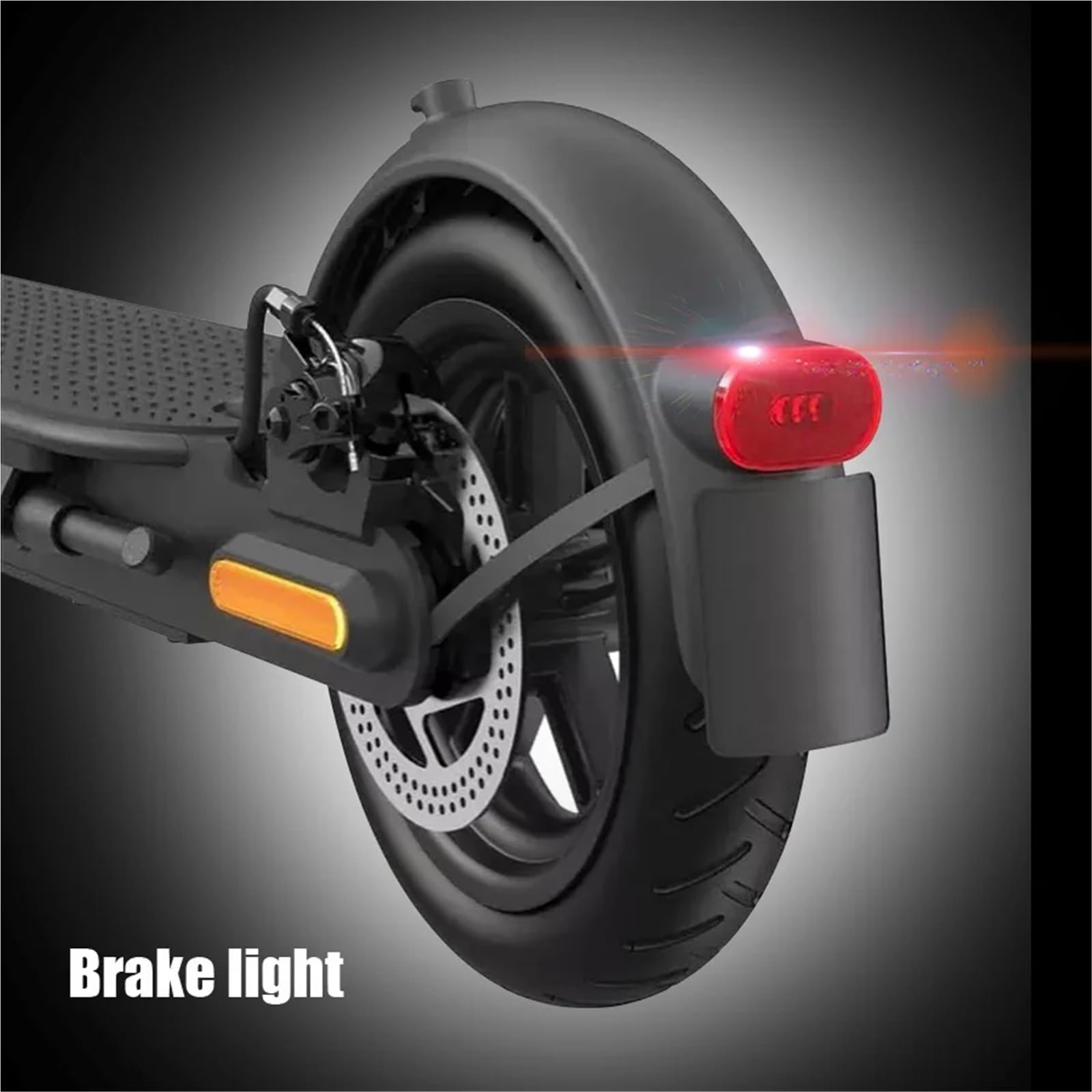 Garde Boue Trottinette Electrique Garde-Boue arrière for Scooter électrique, Accessoires de Remplacement for feu arrière de Frein et Garde-Boue(Purple)