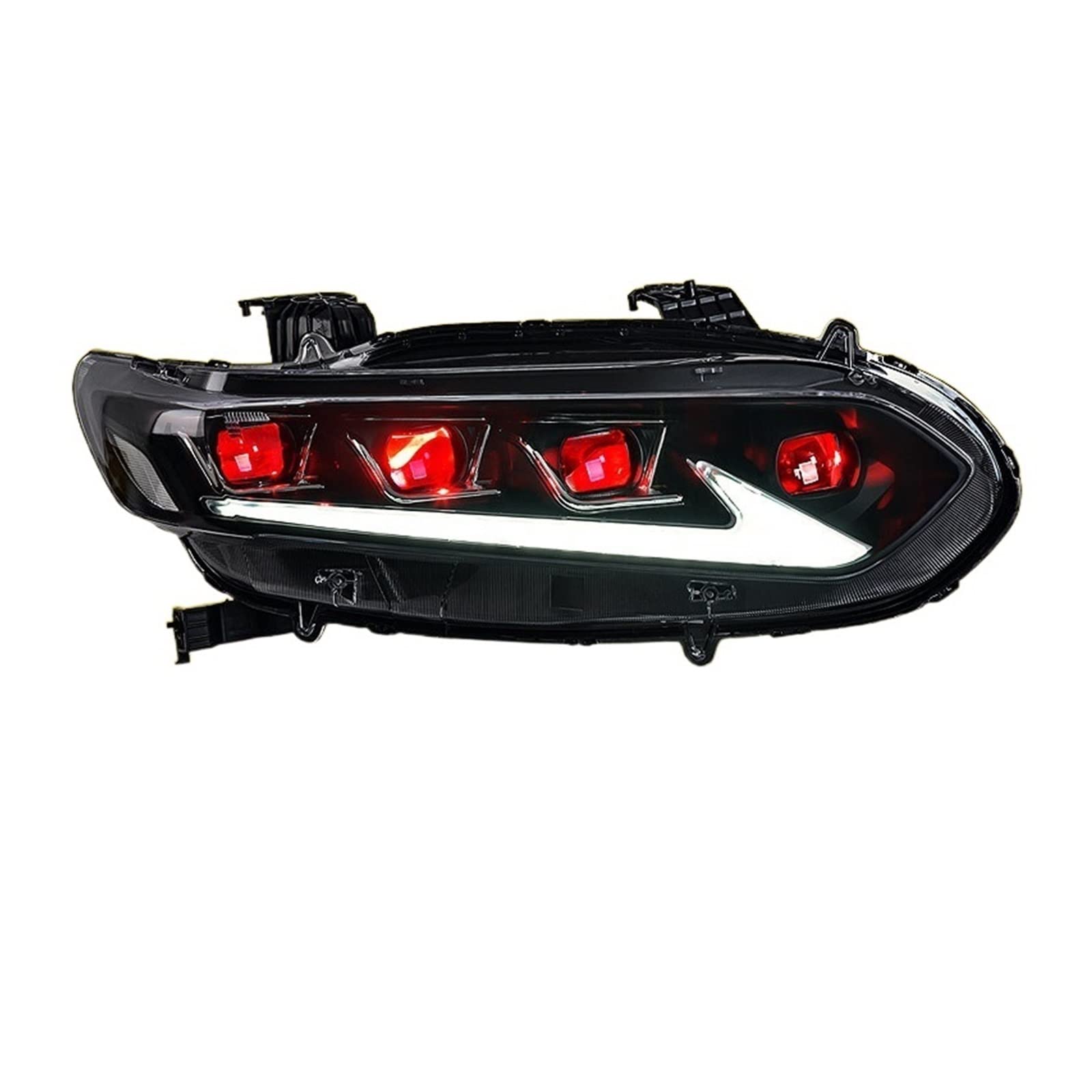 Headlight Assembly Compatible With Accord 2018-2020 LED DRL LED Dual Beam Lens LED Sequential Turn Signal LED Lens High Beam