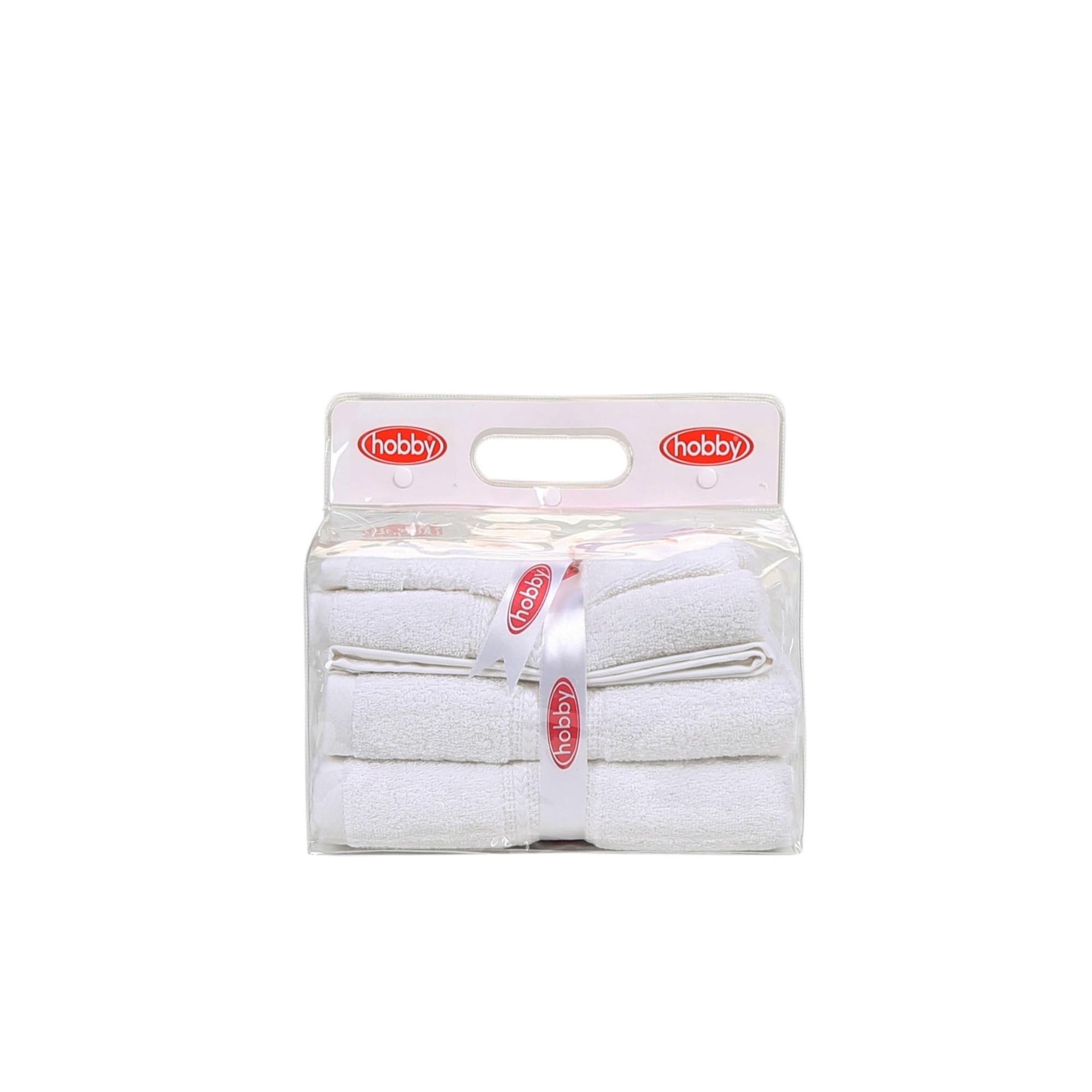 WELL HOME MOBILIARIO & DECORACIÓN Towel Set (3 Pieces) White, 70x140 - Image 4