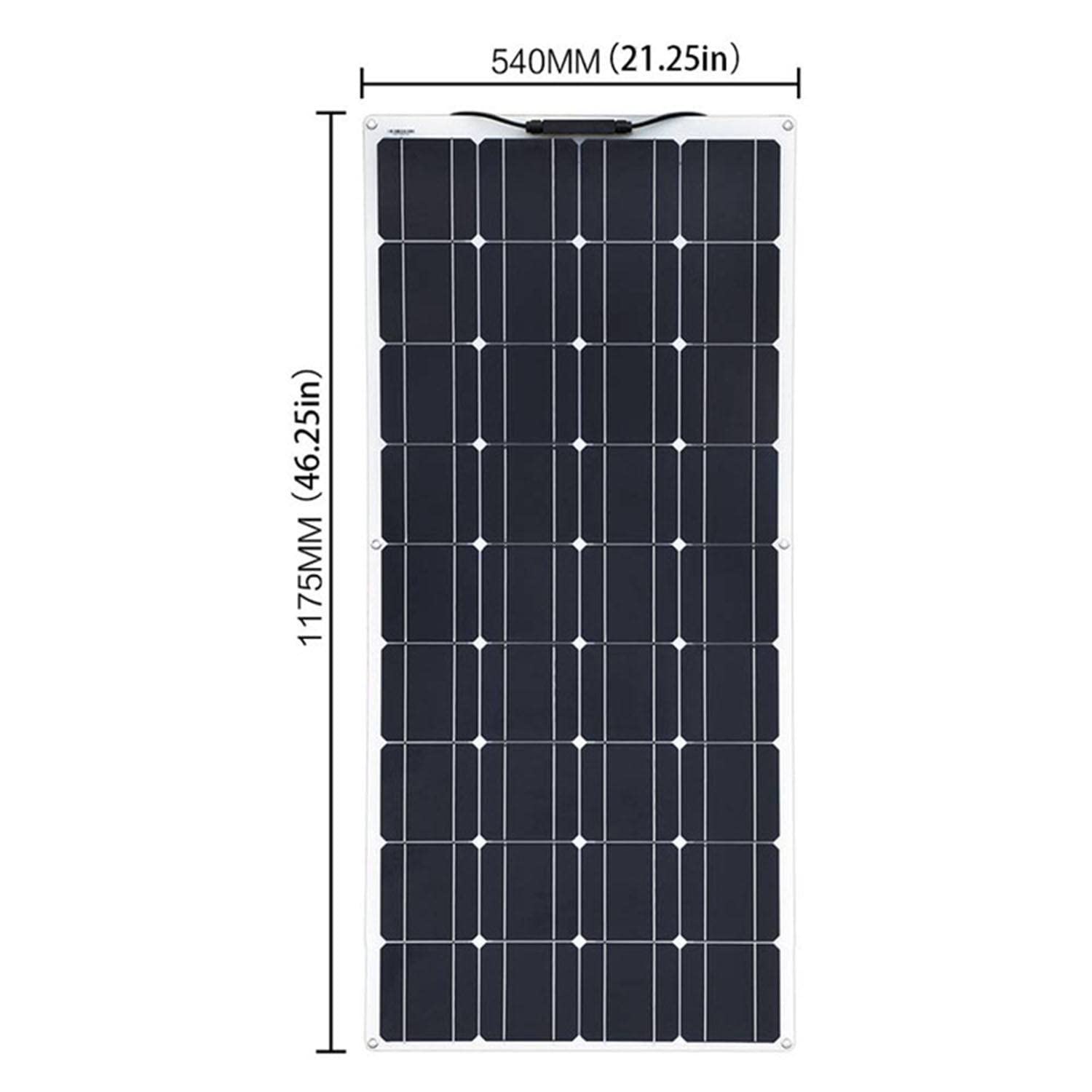 600 W Wydajny Elastyczny Panel Słoneczny, 2x300 W Zestaw Off Grid Monokrystaliczny, z 40 A Regulatorem Ładowania, Moduł Fotowoltaiczny do Akumulatora 12 V 24 V Do Kabiny Łodzi Przyczepy Kampera