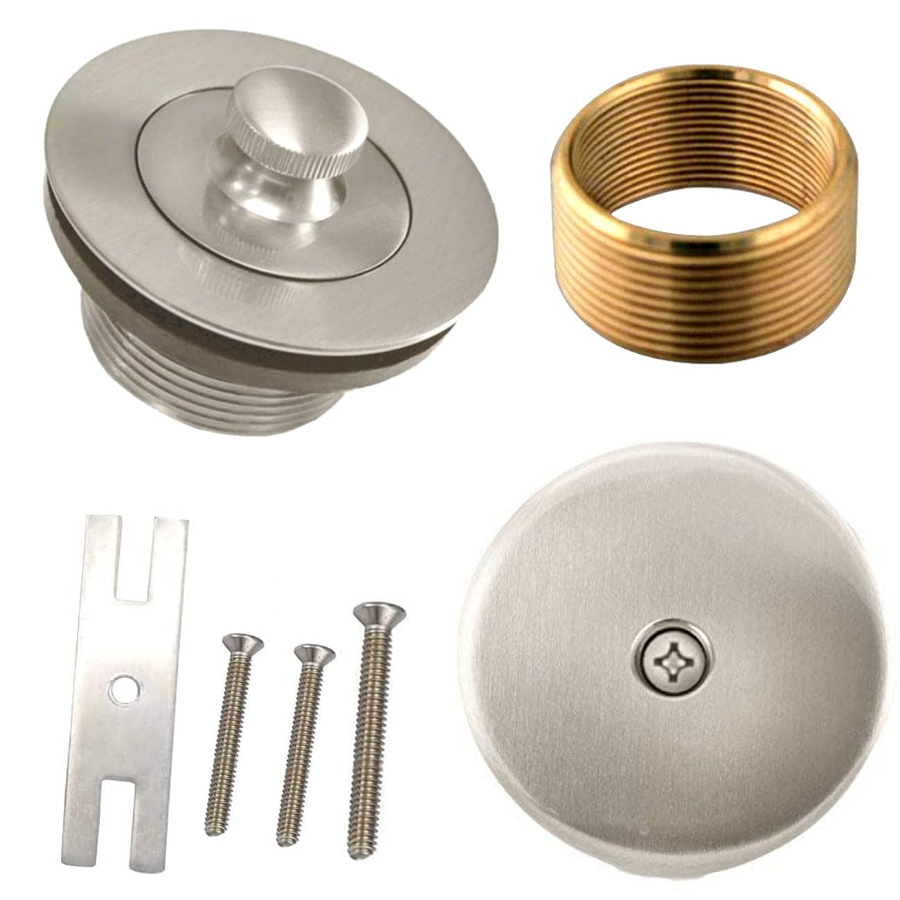 Lift and Turn Bathtub Tub Drain Assembly, Conversion Kit, Trim Waste and Single Hole Overflow