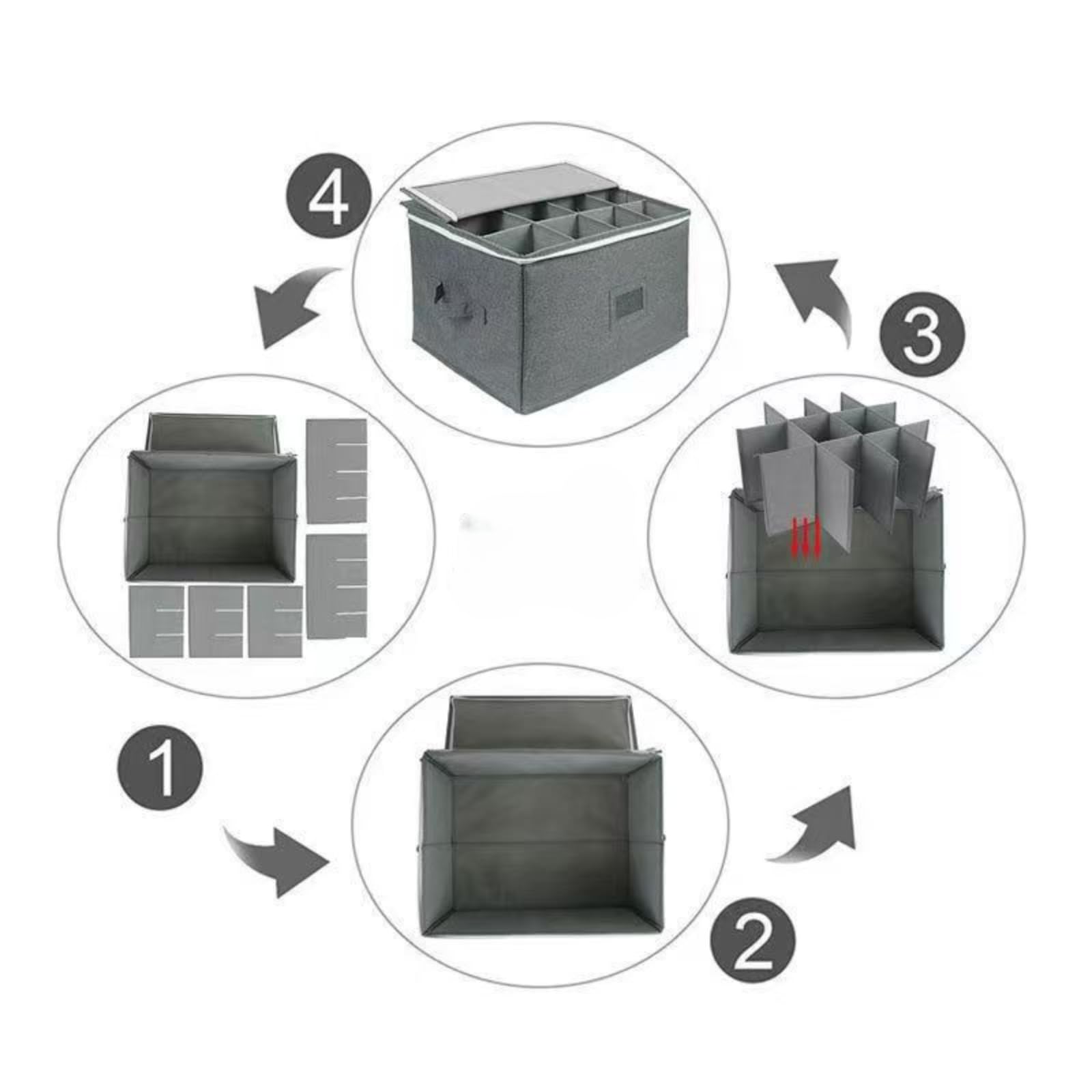 Umzugskarton Gläser Aufbewahrung Box für Besteck&Sektglas Pappe | Melivarone Gläserkarton: Stapelbare Aufbewahrungsbox für 12 Gläser. Sicherer Transport & Umzugskarton für Besteck & Geschirr.