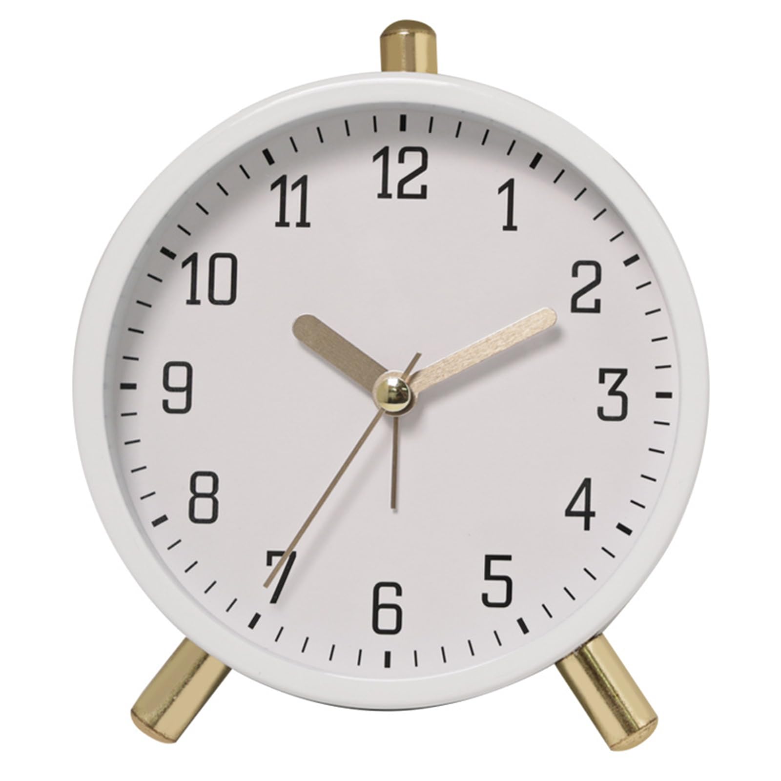 GTYLF Battery Operated Quiet Quartzs Alarm Clock for Children and Seniors with Easy to Read Display and Night Light Feature Night Light Alarm Clock