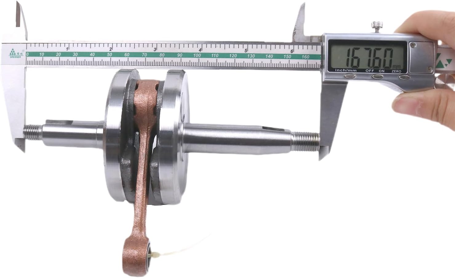 Crankshaft 3L5-11400-02-00 Compatible with Yamaha QT50 Yamahopper 1979-1987, PW50 1981-2023, 4 Zinger 60 YF60S 1986, 4 Zinger 60 YF60 1987, YT60 60 TRI ZINGER Bottom End Rod Assembly