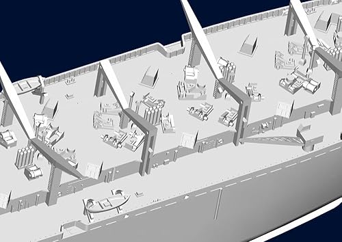 Miniatura 4 de Trumpeter 1700 USS Sacramento AOE1 Kit de Modelo de Buque de Apoyo de Combate Rápido