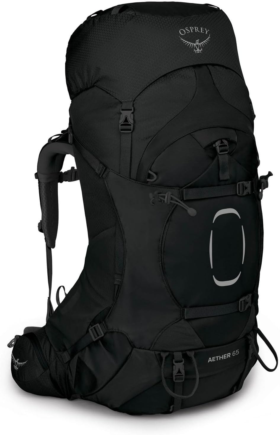 Aether 65L Men's Backpacking Backpack, Black, L/XL