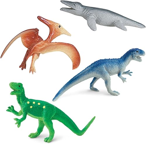 Miniatura 5 de Safari Ltd. Dinosaurios carnívoros TOOB - Juego de 12 mini figuras con T-Rex, Spinosaurus, Utahraptor, Allosaurus, Pteranodon y más - Figuras de